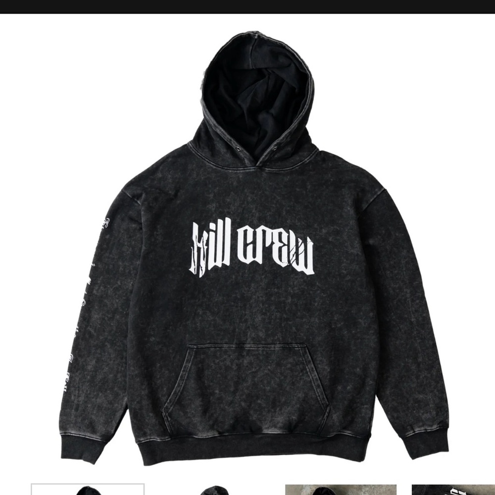 OVERSIZED LUX " LONE WOLF"
HOODIE - BLACK / WHITE